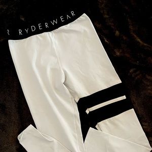 S Ryderwear white leggings